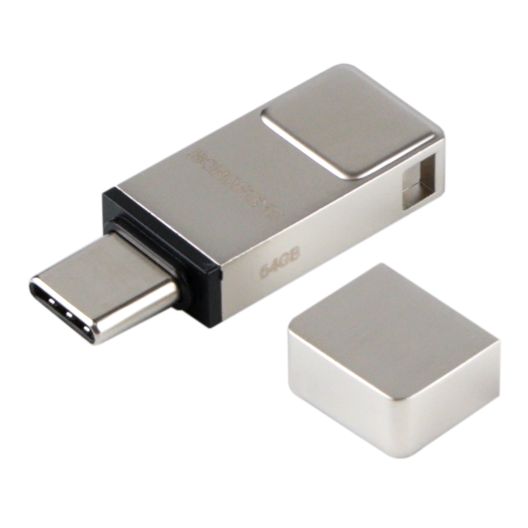 Купить USB FLASH DRIVE BOROFONE BUD6 64GB ELEGANCE MINI USB3.0+TYPE-C