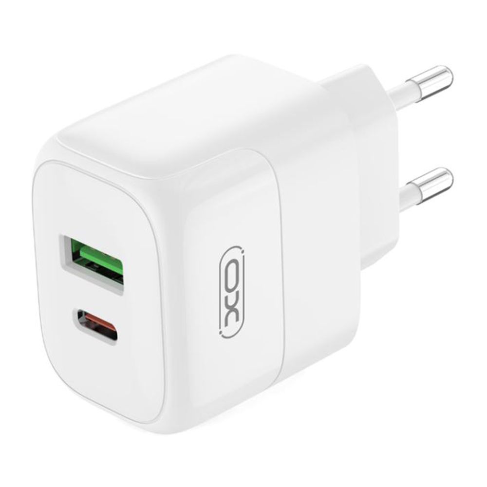 Купить СЕТЕВОЕ ЗАРЯДНОЕ УСТРОЙСТВО XO L137 1USB-C/1USB PD/QC 20W+TYPE-C TO TYPE-C NEW LOGO_3
