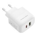 Купить СЕТЕВОЕ ЗАРЯДНОЕ УСТРОЙСТВО XO L137 1USB-C/1USB PD/QC 20W+TYPE-C TO TYPE-C NEW LOGO_4
