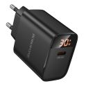 Купить СЕТЕВОЕ ЗАРЯДНОЕ УСТРОЙСТВО BOROFONE BA97A 1USB-C PD/QC 30W LED DISPLAY_2