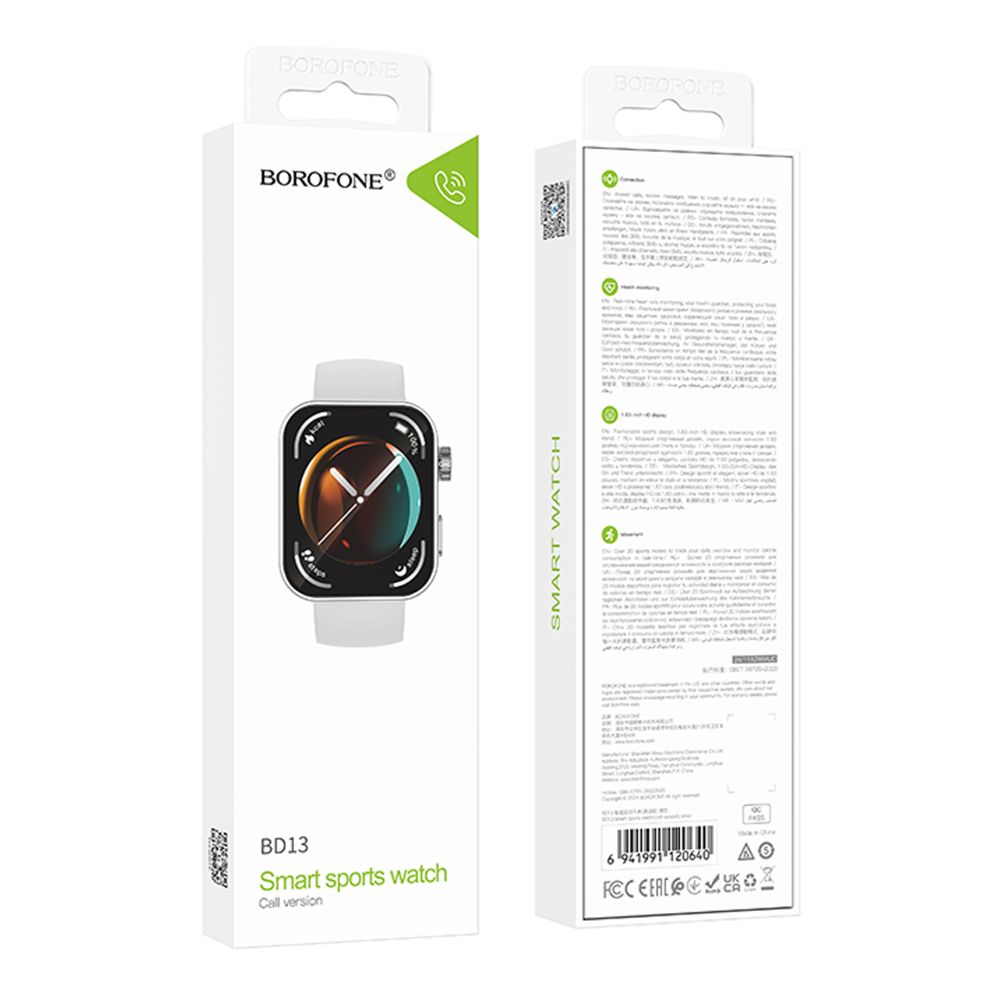 Купить СМАРТ ЧАСЫ BOROFONE BD13 SMART SPORTS WATCH (CALL VERSION)_1