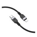 Купить USB HOCO X109 SILICONE TYPE-C TO LIGHTNING PD27W 2M_3
