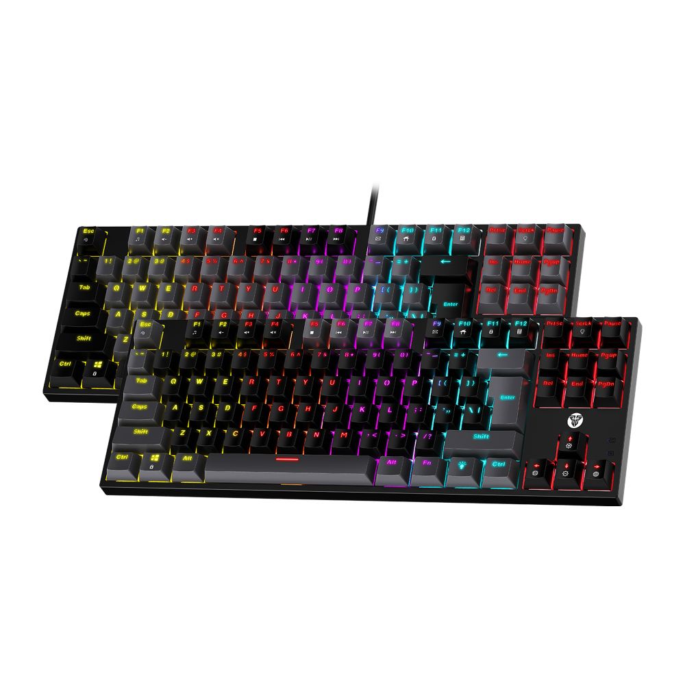 Купить КЛАВИАТУРА ИГРОВАЯ FANTECH ATOM MK876V2 BLUE SWITCH