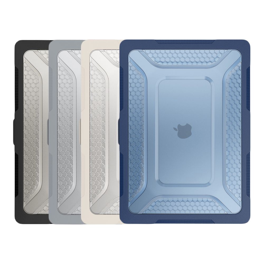 Купить НАКЛАДКА TPU+PC HEX SHIELD FOR MACBOOK AIR 13" 2018/2020 （A2337 M1/A2179/A1932）_11
