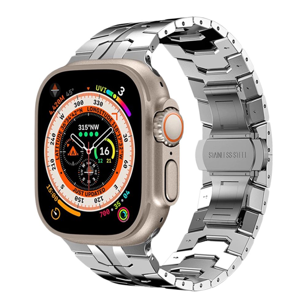 Купить РЕМЕШОК ДЛЯ APPLE WATCH METALLIC CHAIN 42/44/45/49 MM_3