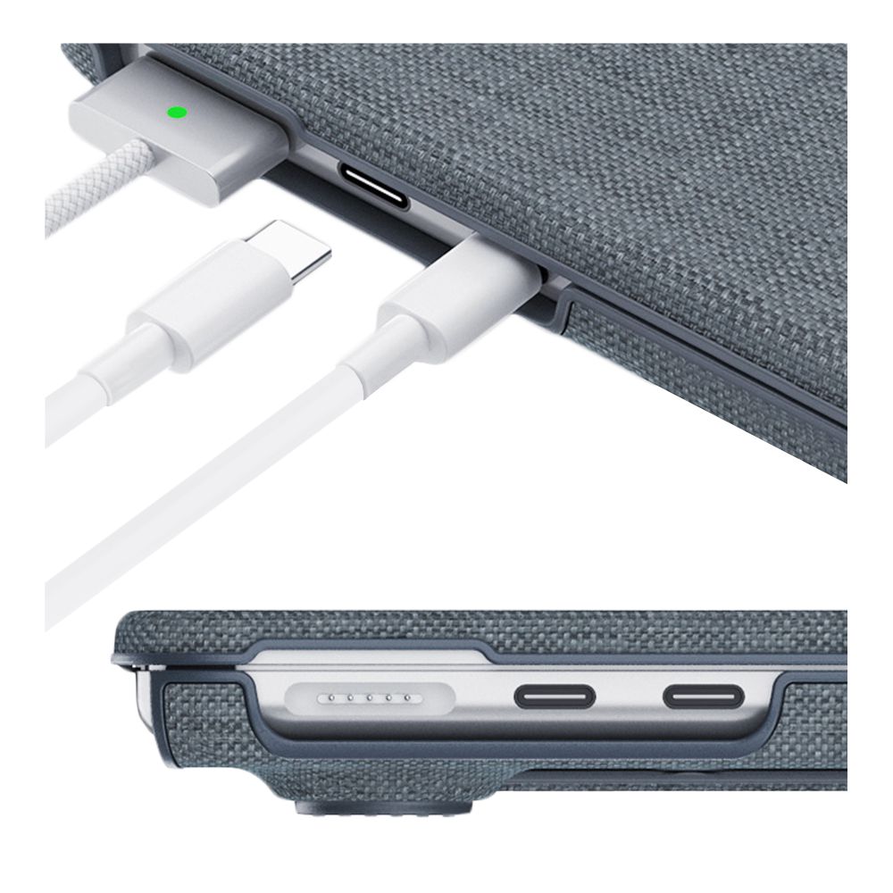 Купить НАКЛАДКА PC+FABRIC AMO-TRI FOR MACBOOK AIR 13" 2025/2024/2022 (M4 A3240/M2 A2681/M3 A3113)_5