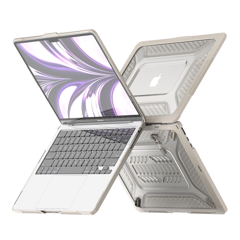 Купить НАКЛАДКА TPU+PC HEX SHIELD FOR MACBOOK AIR 13" 2018/2020 （A2337 M1/A2179/A1932）_5