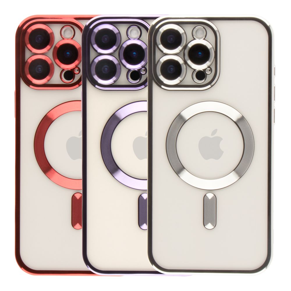 Купить ЧЕХОЛ TPU METALLIC FULL CAMERA WITH MAGSAFE ДЛЯ IPHONE 16 PRO MAX