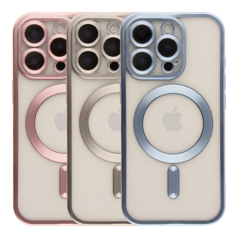 Купить ЧЕХОЛ TPU METALLIC CHROME FULL CAMERA WITH MAGSAFE ДЛЯ IPHONE 16 PRO MAX