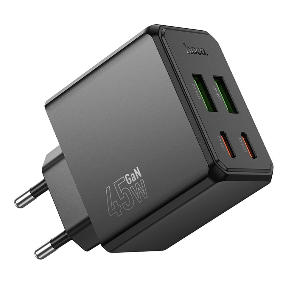 Купить СЕТЕВОЕ ЗАРЯДНОЕ УСТРОЙСТВО HOCO CS18A 2USB-C/2USB PD/QC 45W_5