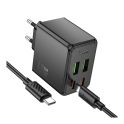 Купить СЕТЕВОЕ ЗАРЯДНОЕ УСТРОЙСТВО HOCO CS18A 2USB-C/2USB PD/QC 45W+TYPE-C TO TYPE-C_2