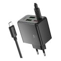 Купить СЕТЕВОЕ ЗАРЯДНОЕ УСТРОЙСТВО HOCO CS19A 2USB-C/2USB PD/QC 65W+TYPE-C TO TYPE-C_3