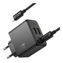 Купить СЕТЕВОЕ ЗАРЯДНОЕ УСТРОЙСТВО HOCO CS19A 2USB-C/2USB PD/QC 65W+TYPE-C TO TYPE-C_5
