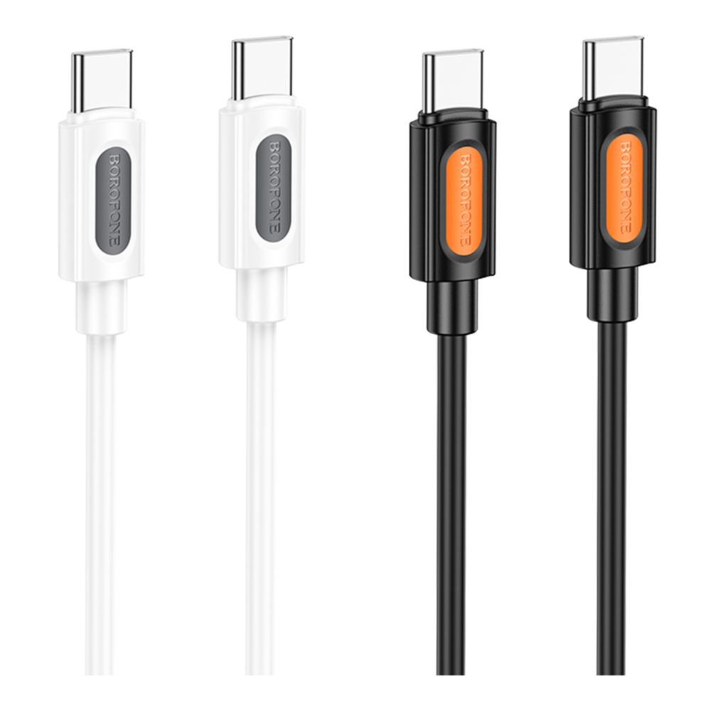 Купить USB BOROFONE BX114 SILICONE TYPE-C TO TYPE-C 60W