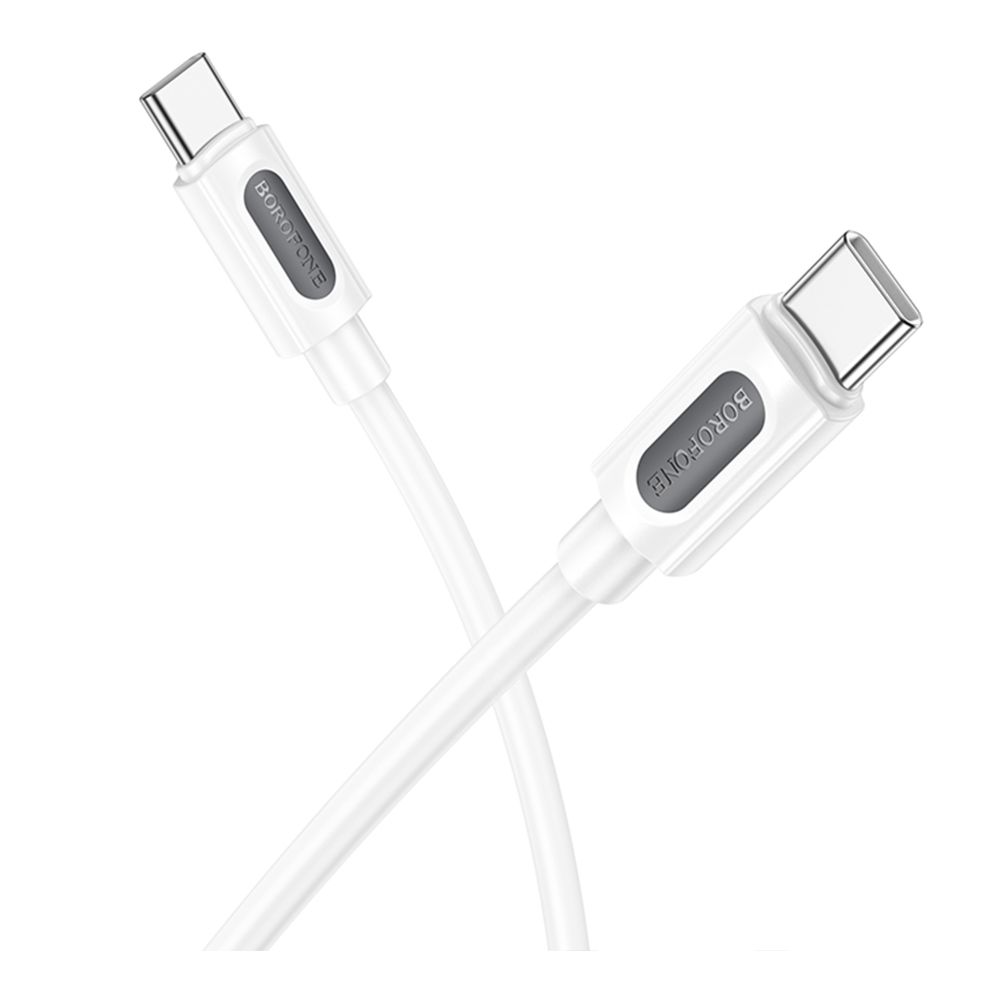 Купить USB BOROFONE BX114 SILICONE TYPE-C TO TYPE-C 60W_4