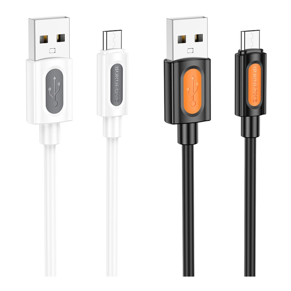 Купить USB BOROFONE BX114 SILICONE MICRO 2.4A