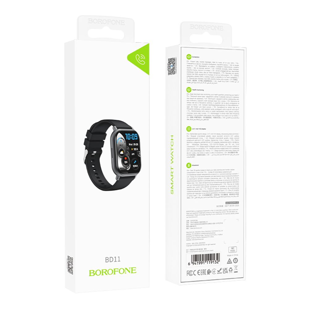 Купить СМАРТ ЧАСЫ BOROFONE BD11 SMART SPORTS WATCH (CALL VERSION)_2