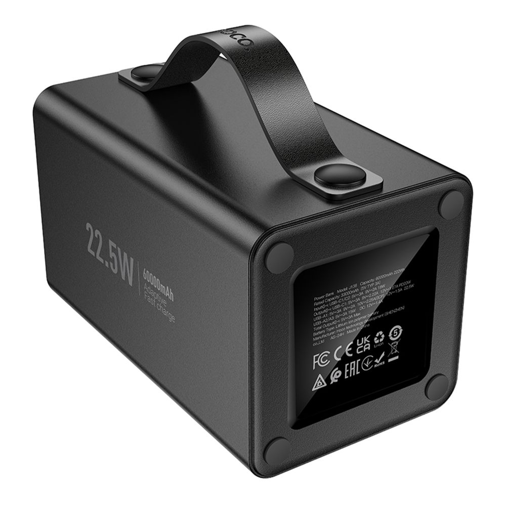 Універсальна Мобільна Батарея Power Bank Hoco J138 Distant 22.5W+PD20W+DC12V 60000 mAh превью 5