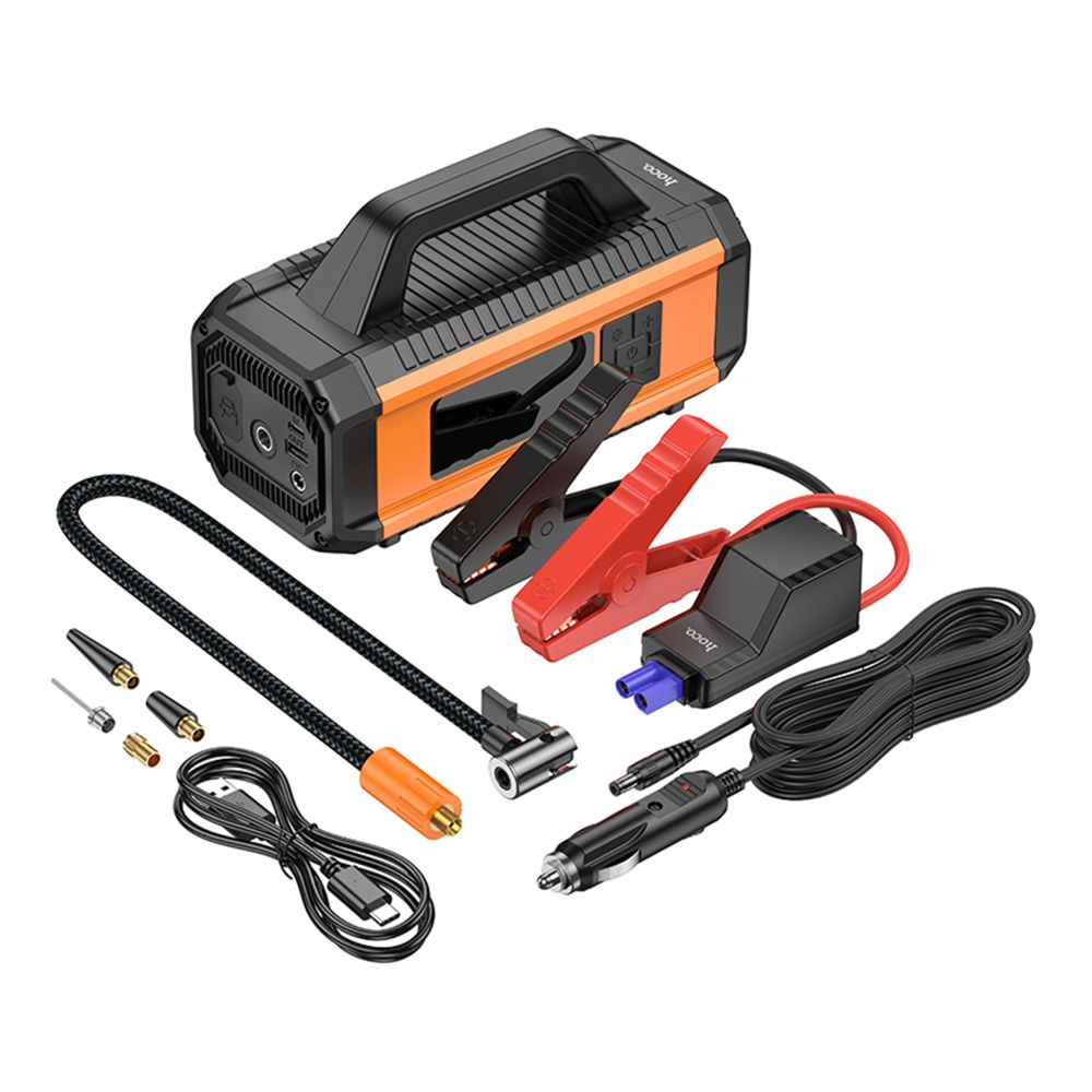 Купить УНИВЕРСАЛЬНАЯ МОБИЛЬНАЯ БАТАРЕЯ HOCO QS4 AIR PUMP/JUMP STARTER/POWER BANK(10000MAH)_5