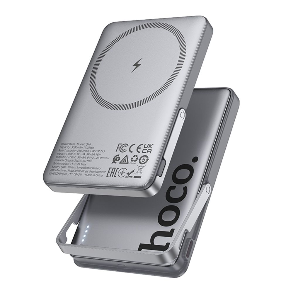 Купить POWER BANK HOCO Q36 SUNLIGHT PD20W MAGNETIC SUCTION+HOLDER 5000MAH_2