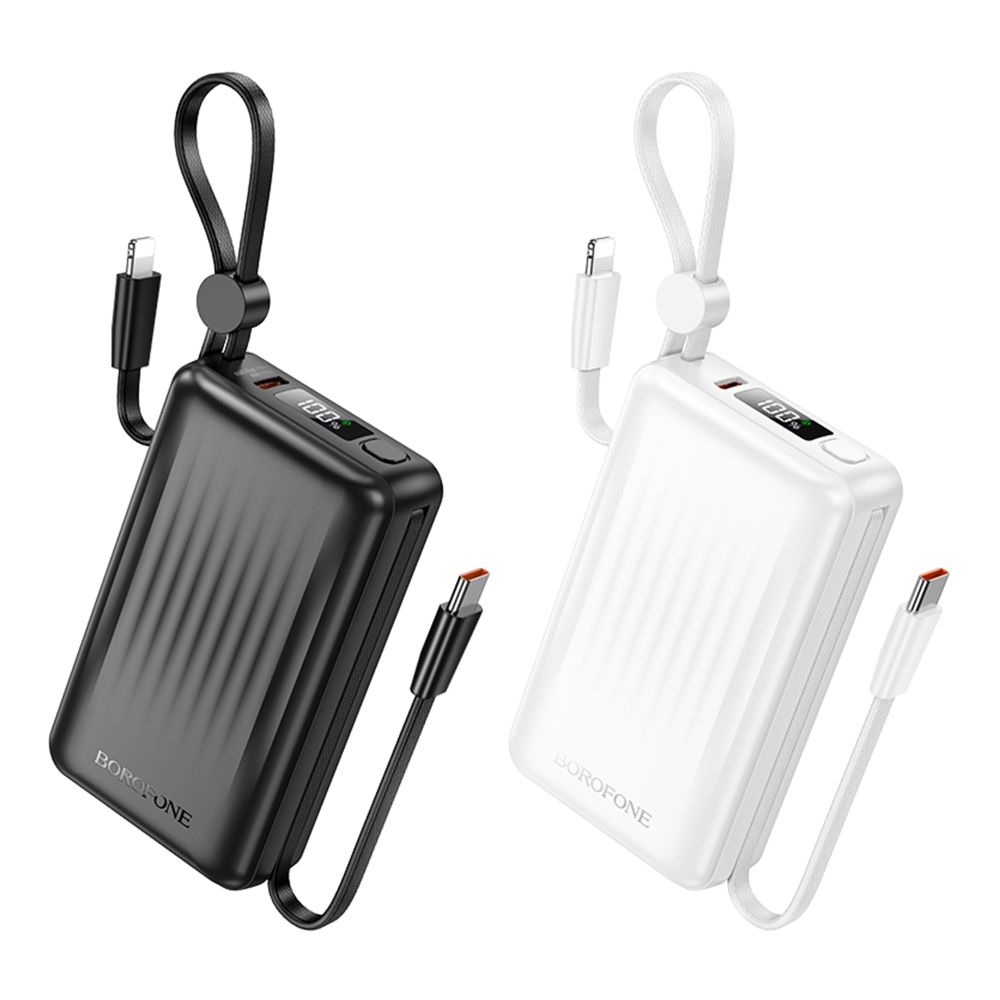 Купить POWER BANK BOROFONE BJ70 SOURCE DUAL PD20W WITH CABLE 10000 MAH