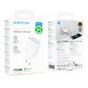 Купить СЕТЕВОЕ ЗАРЯДНОЕ УСТРОЙСТВО BOROFONE BA90A 2USB-C PD/QC45W_1