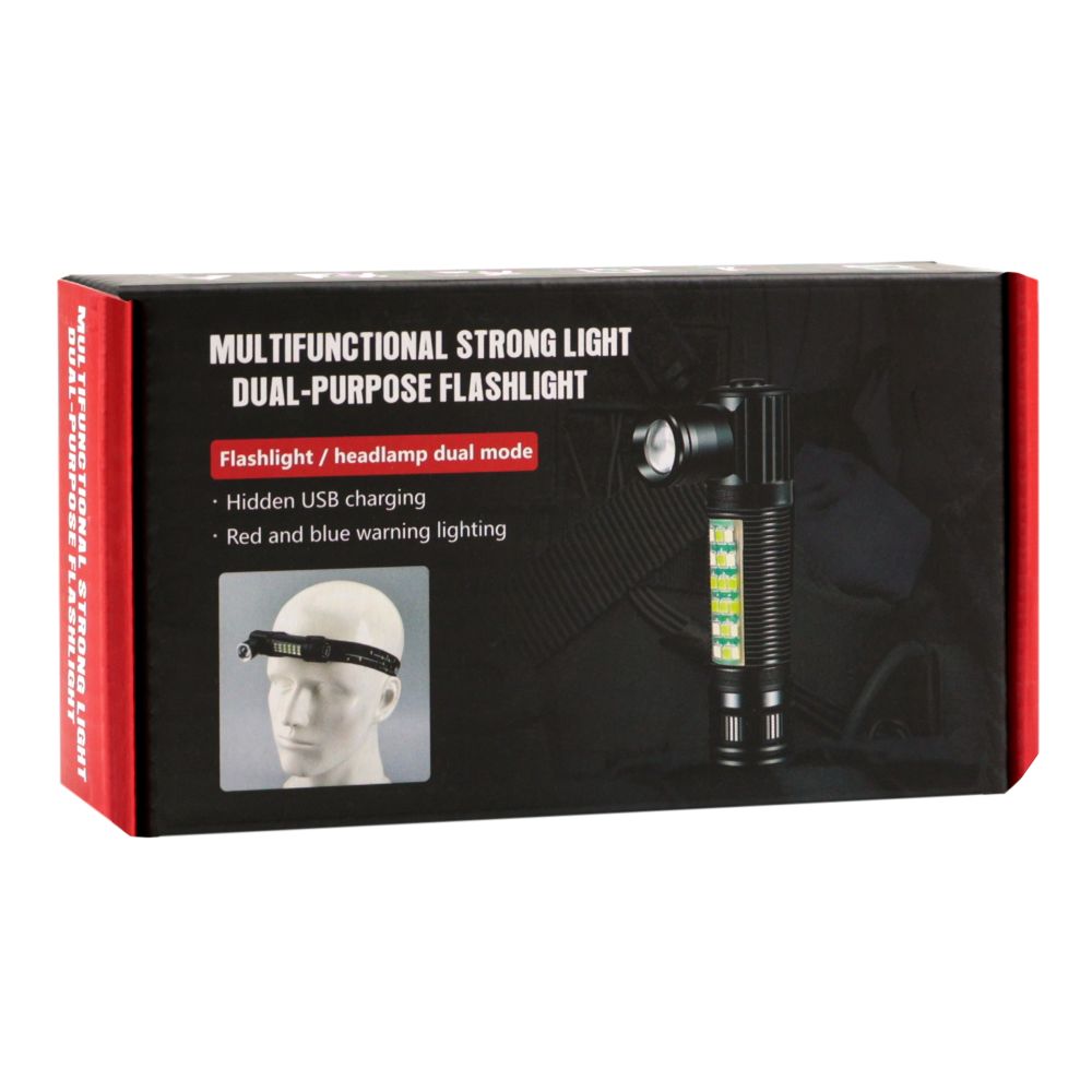 Купить ФОНАРЬ ТАКТИЧЕСКИЙ D55 LED RED AND BLUE_1