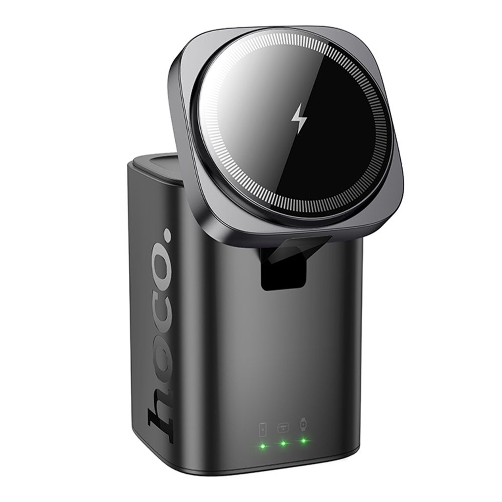Купить БЕСПРОВОДНОЕ ЗАРЯДНОЕ УСТРОЙСТВО HOCO CQ20A EU 6-IN-1 15W+1USB/2USB-C 65W MAGNETIC (IWATCH)