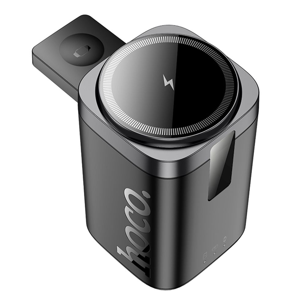 Купить БЕСПРОВОДНОЕ ЗАРЯДНОЕ УСТРОЙСТВО HOCO CQ20A EU 6-IN-1 15W+1USB/2USB-C 65W MAGNETIC (IWATCH)_3