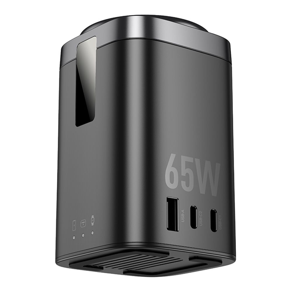 Купить БЕСПРОВОДНОЕ ЗАРЯДНОЕ УСТРОЙСТВО HOCO CQ20A EU 6-IN-1 15W+1USB/2USB-C 65W MAGNETIC (IWATCH)_4