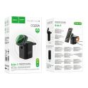 Купить БЕСПРОВОДНОЕ ЗАРЯДНОЕ УСТРОЙСТВО HOCO CQ20A EU 6-IN-1 15W+1USB/2USB-C 65W MAGNETIC (IWATCH)_1