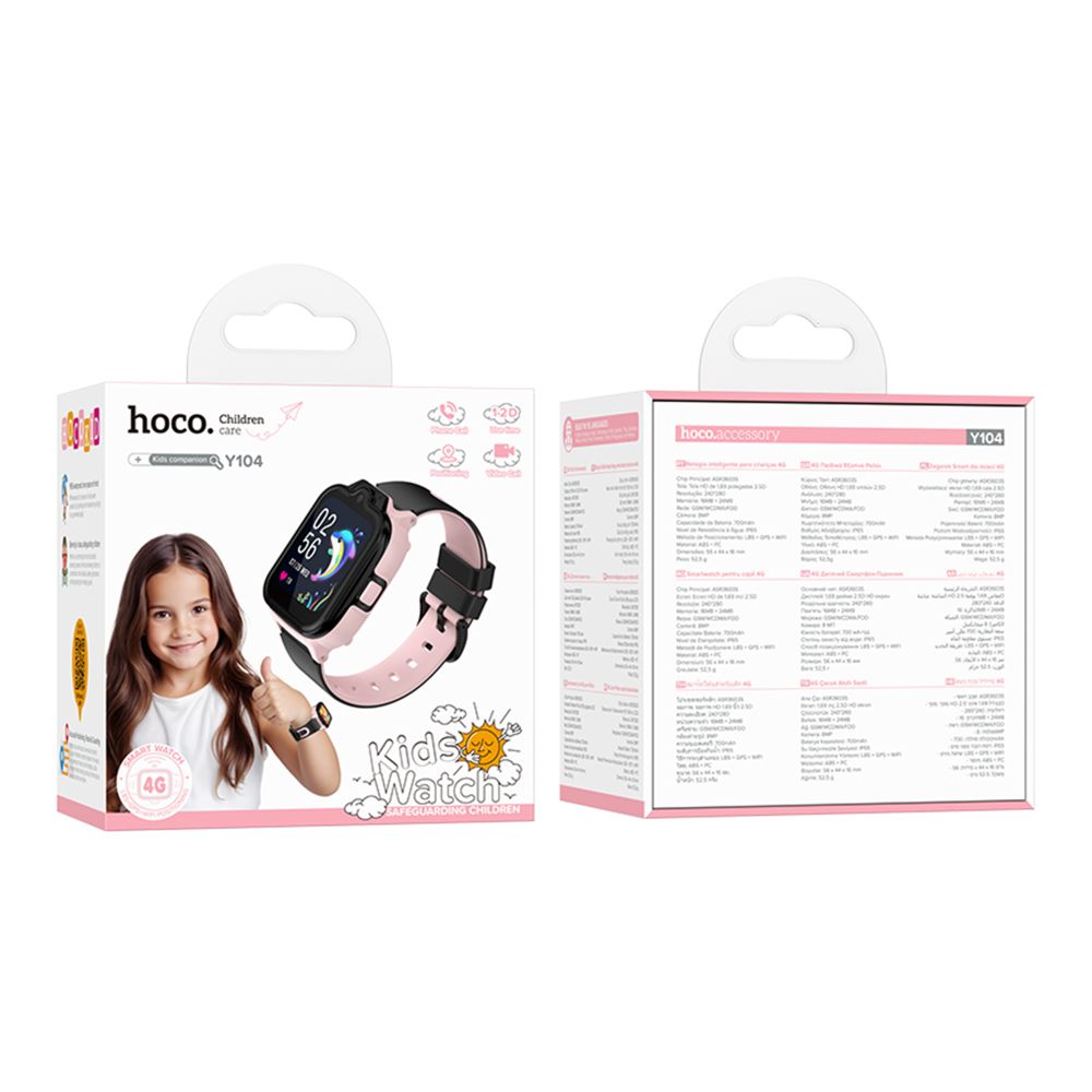Купить ДЕТСКИЕ СМАРТ ЧАСЫ HOCO Y104 4G GPS_1