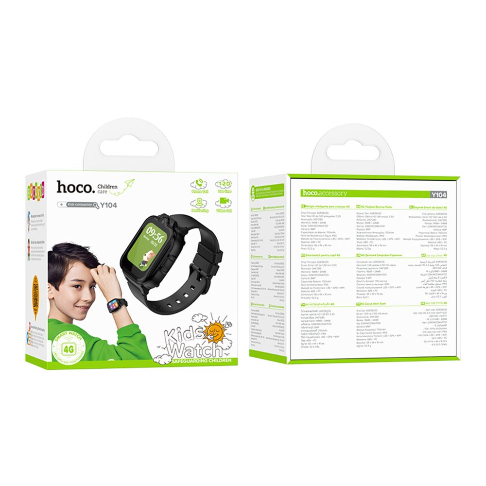 Купить ДЕТСКИЕ СМАРТ ЧАСЫ HOCO Y104 4G GPS_3