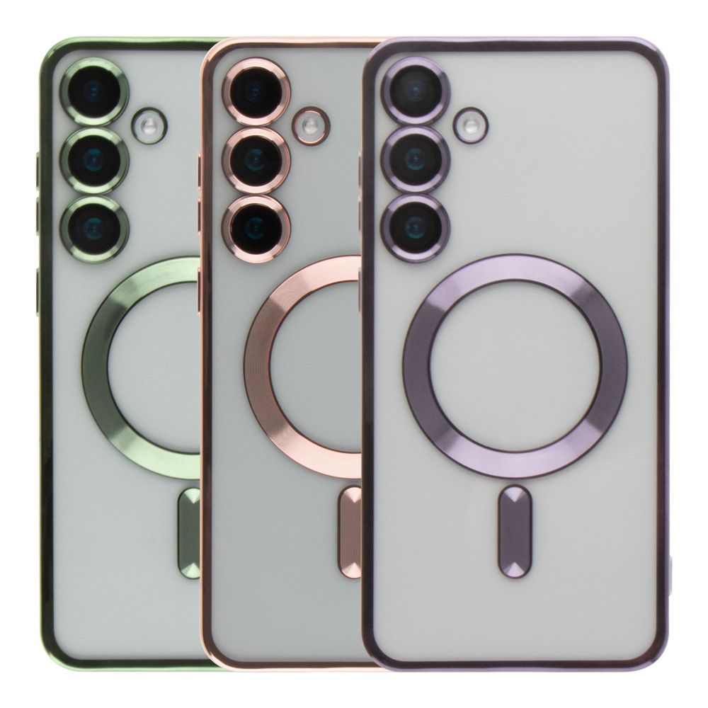 Купить ЧЕХОЛ TPU METALLIC FULL CAMERA WITH MAGSAFE ДЛЯ SAMSUNG GALAXY S25+ 5G (S936)