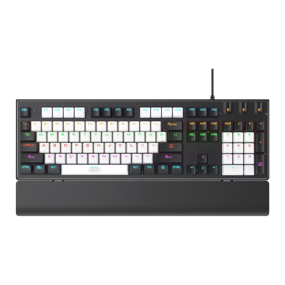 Купить КЛАВИАТУРА И МЫШЬ XO KB-06 MIXED COLOR LUMINOUS MECHANICAL_2