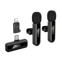 Купить МИКРОФОН ПЕТЛИЧНЫЙ БЕСПРОВОДНОЙ HOCO L20A DUAL-MIC IP/TYPE-C