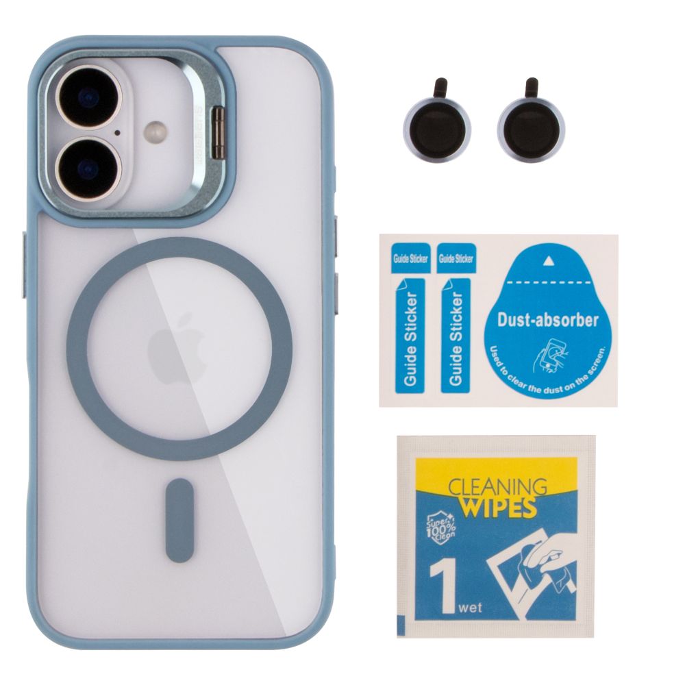 Купить ЧЕХОЛ TPU+PC+METAL STAND CASE WITH MAGSAFE AND CAMERA LENSES ДЛЯ IPHONE 16_3