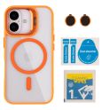 Купить ЧЕХОЛ TPU+PC+METAL STAND CASE WITH MAGSAFE AND CAMERA LENSES ДЛЯ IPHONE 16_8