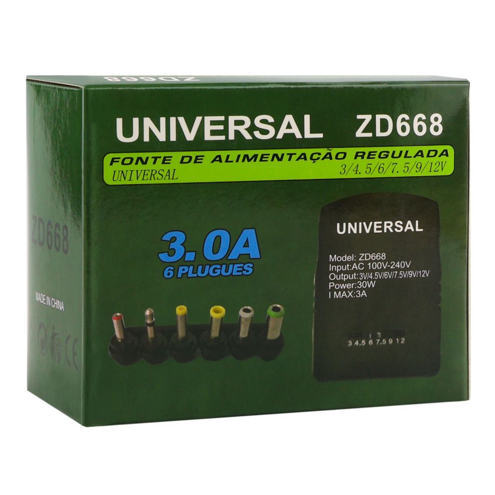 Купить УНИВЕРСАЛЬНОЕ ЗАРЯДНОЕ УСТРОЙСТВО ZD668+6 TIPS/30W_1
