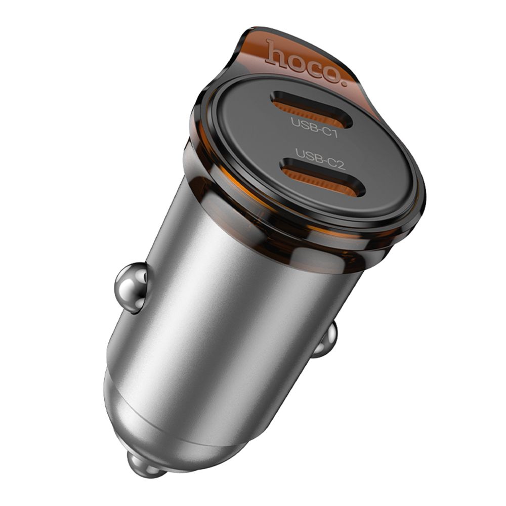 Автомобільний Зарядний Пристрій Hoco NZ16B 2USB-C QC/PD45W превью 4