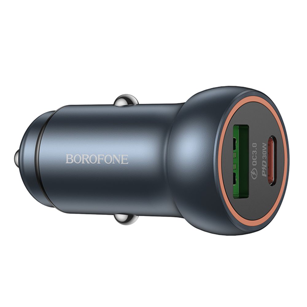 Купить АВТО ЗАРЯДНОЕ УСТРОЙСТВО BOROFONE BZ32A 1USB/1USB-C QC/PD30W_3