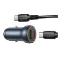 Купить АВТО ЗАРЯДНОЕ УСТРОЙСТВО BOROFONE BZ32A 1USB/1USB-C QC/PD30W+TYPE-C TO TYPE-C_3
