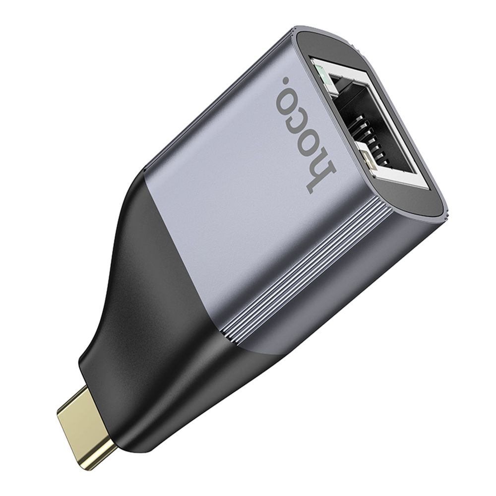 Купить ПЕРЕХОДНИК HOCO UA35 TYPE-C TO RJ45 10/100MBPS_2