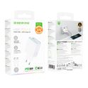Купить СЕТЕВОЕ ЗАРЯДНОЕ УСТРОЙСТВО BOROFONE BA89A 1USB-C/1USB PD/QC 30W+TYPE-C TO TYPE-C_1