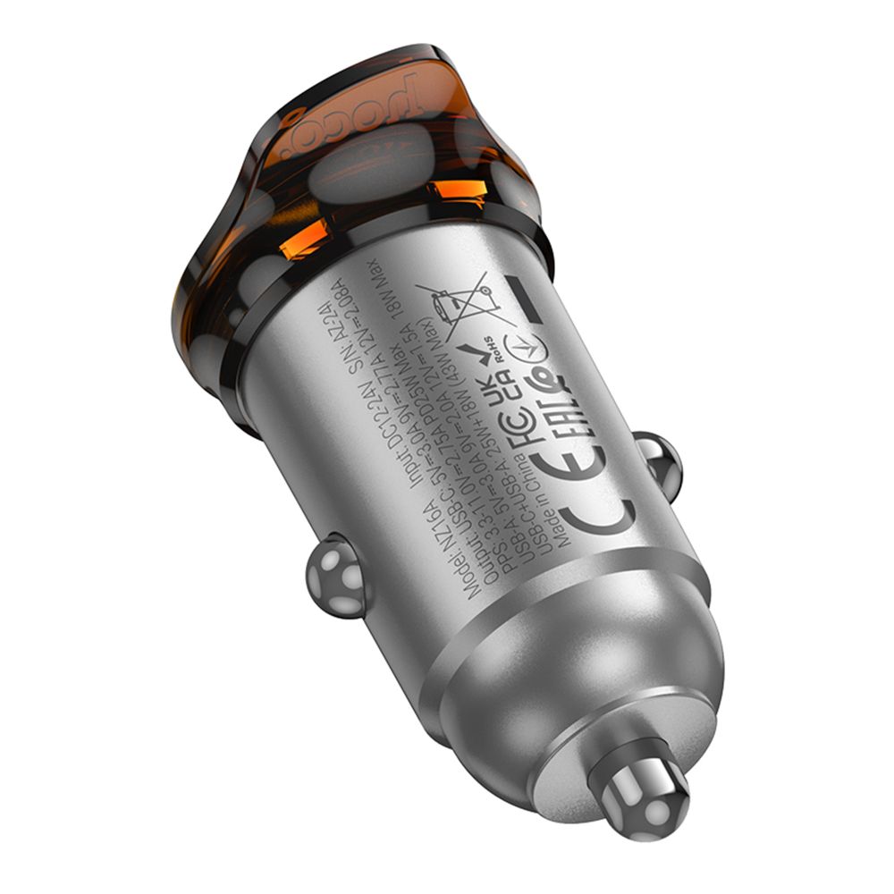 Купить АВТО ЗАРЯДНОЕ УСТРОЙСТВО HOCO NZ16A 1USB-C/1USB QC/PD43W_5
