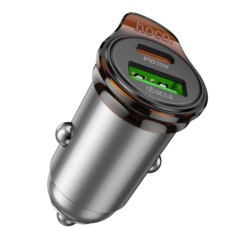 Купить АВТО ЗАРЯДНОЕ УСТРОЙСТВО HOCO NZ16A 1USB-C/1USB QC/PD43W_6