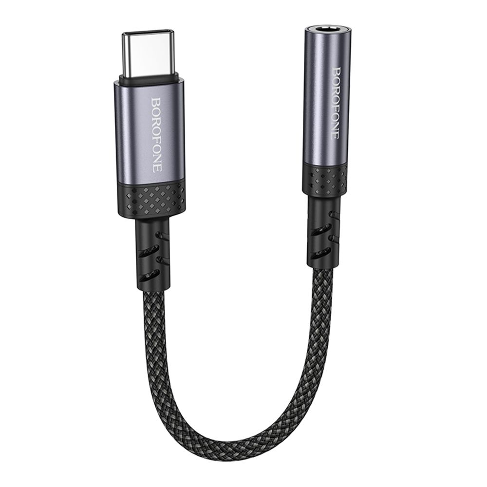 Купить ПЕРЕХОДНИК BOROFONE BV24 TYPE-C TO AUX 3.5MM (FEMALE) 15CM