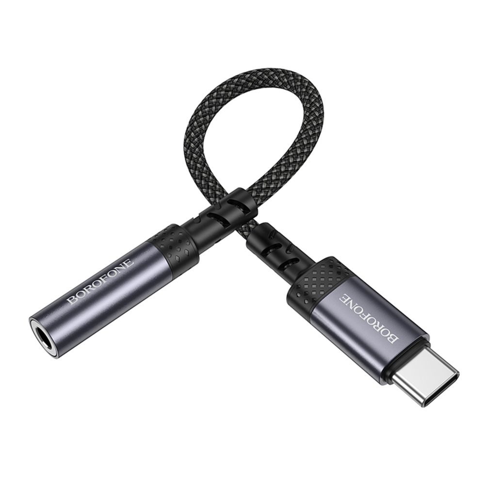 Купить ПЕРЕХОДНИК BOROFONE BV24 TYPE-C TO AUX 3.5MM (FEMALE) 15CM_5