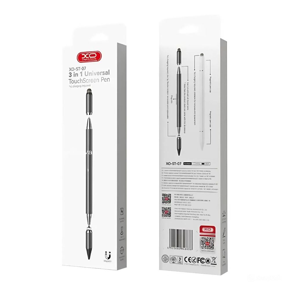 Купить СТИЛУС XO ST-07 3 IN 1 TOUCH-SENSITIVE CAPACITOR PEN_1