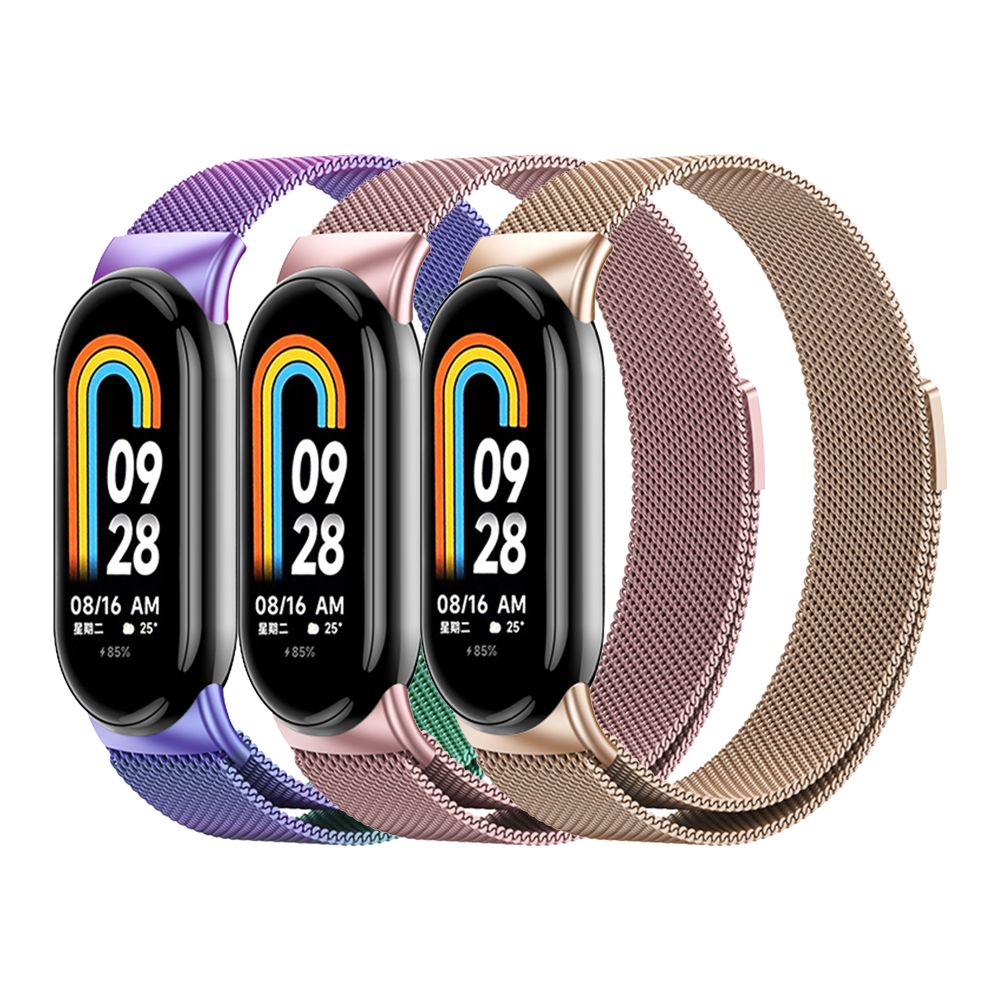 Купить РЕМЕШОК ДЛЯ XIAOMI MI BAND 8/9/10 MILANESE LOOP